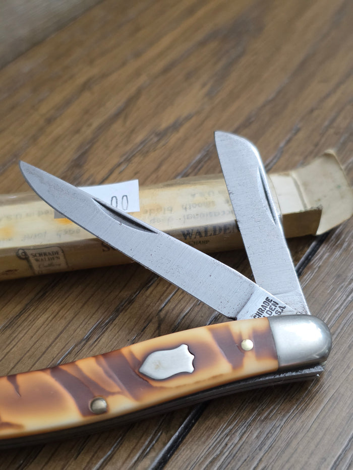 Schrade Walden Butter & Molasses Stockman 896K Original Box