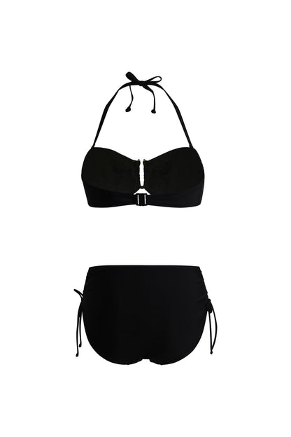 Sienna Black Bandeau Bikini