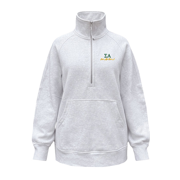 Sigma Alpha MOM lululemon Scuba Oversized Funnel-Neck Half Zip Long