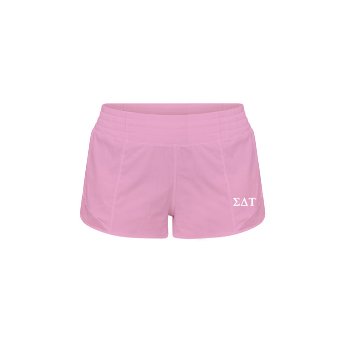 Sigma Delta Tau lululemon Hotty Hot High-Rise Lined Short 2.5" - Pink Frosting