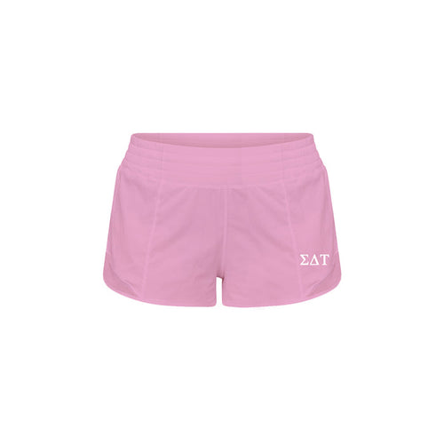 Sigma Delta Tau lululemon Hotty Hot High-Rise Lined Short 2.5" - Pink Frosting