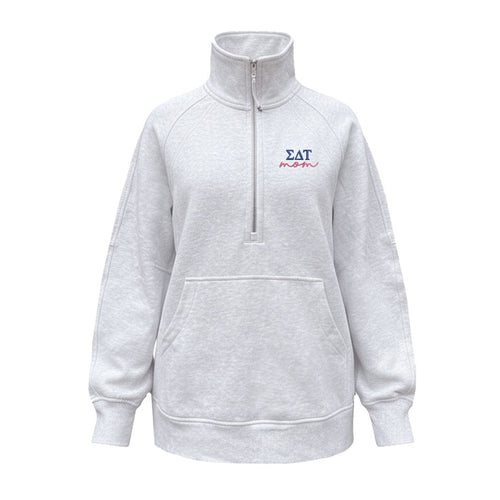 Sigma Delta Tau MOM lululemon Scuba Oversized Funnel-Neck Half Zip Long