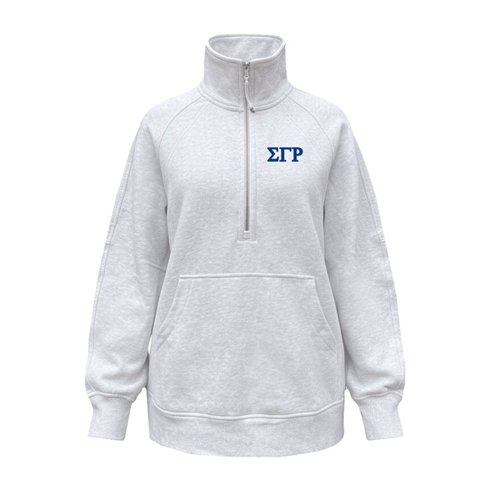 Sigma Gamma Rho lululemon Scuba Oversized Funnel-Neck Half Zip Long