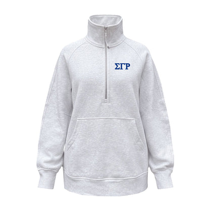 Sigma Gamma Rho lululemon Scuba Oversized Funnel-Neck Half Zip Long