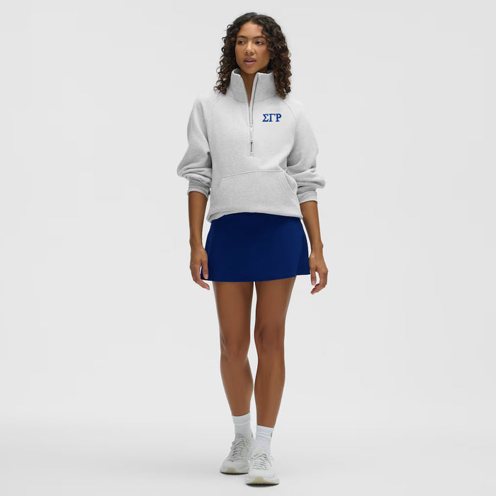 Sigma Gamma Rho lululemon Scuba Oversized Funnel-Neck Half Zip Long