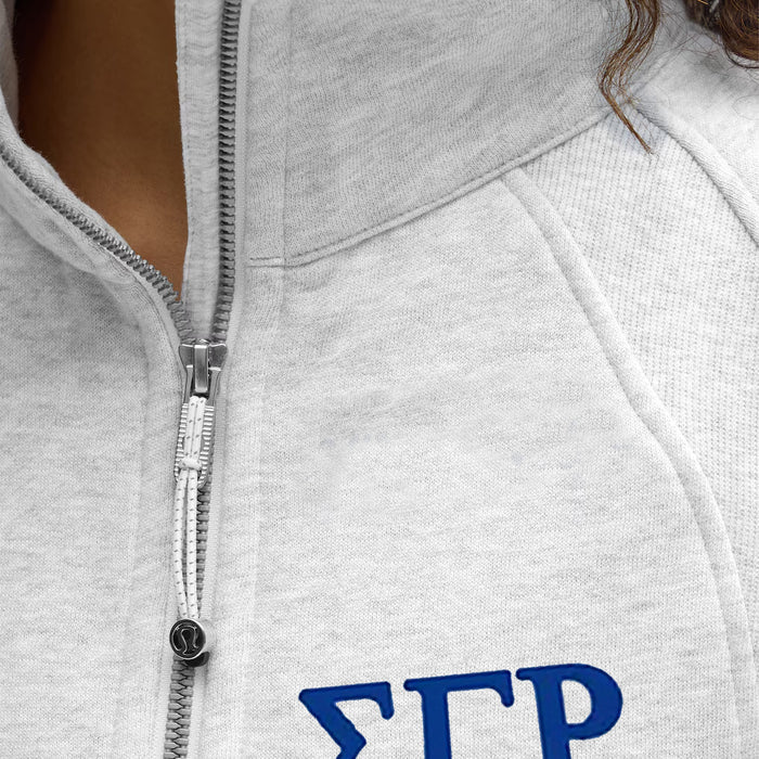 Sigma Gamma Rho lululemon Scuba Oversized Funnel-Neck Half Zip Long