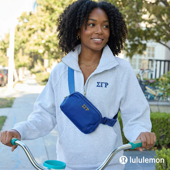Sigma Gamma Rho lululemon Scuba Oversized Funnel-Neck Half Zip Long