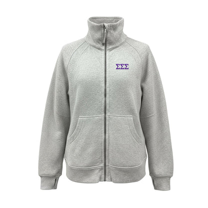 Sigma Sigma Sigma lululemon Scuba Oversized Long Funnel - FULL Zip