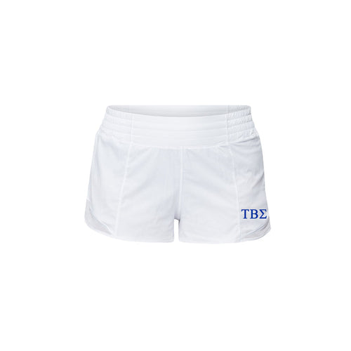 Tau Beta Sigma lululemon Hotty Hot High-Rise Lined Short 2.5" - White