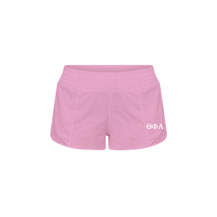 Theta Phi Alpha lululemon Hotty Hot High-Rise Lined Short 2.5" - Pink Frosting