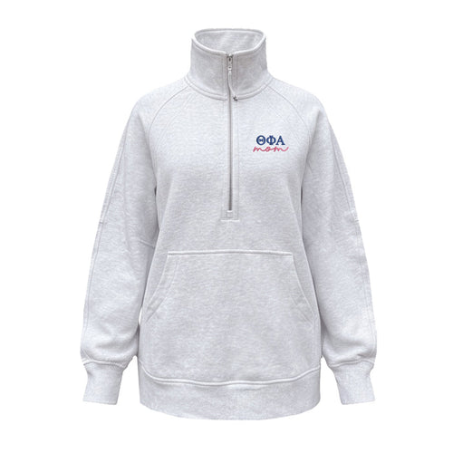 Theta Phi Alpha MOM lululemon Scuba Oversized Funnel-Neck Half Zip Long