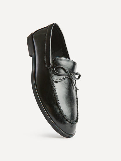 Truly Black High Shine Loafers