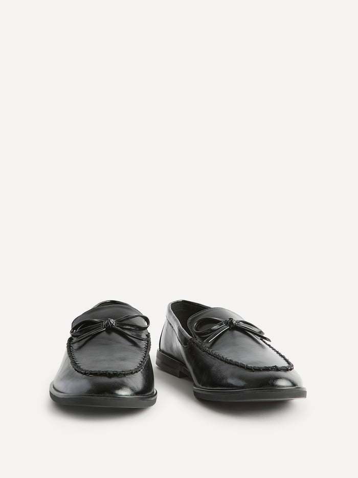 Truly Black High Shine Loafers