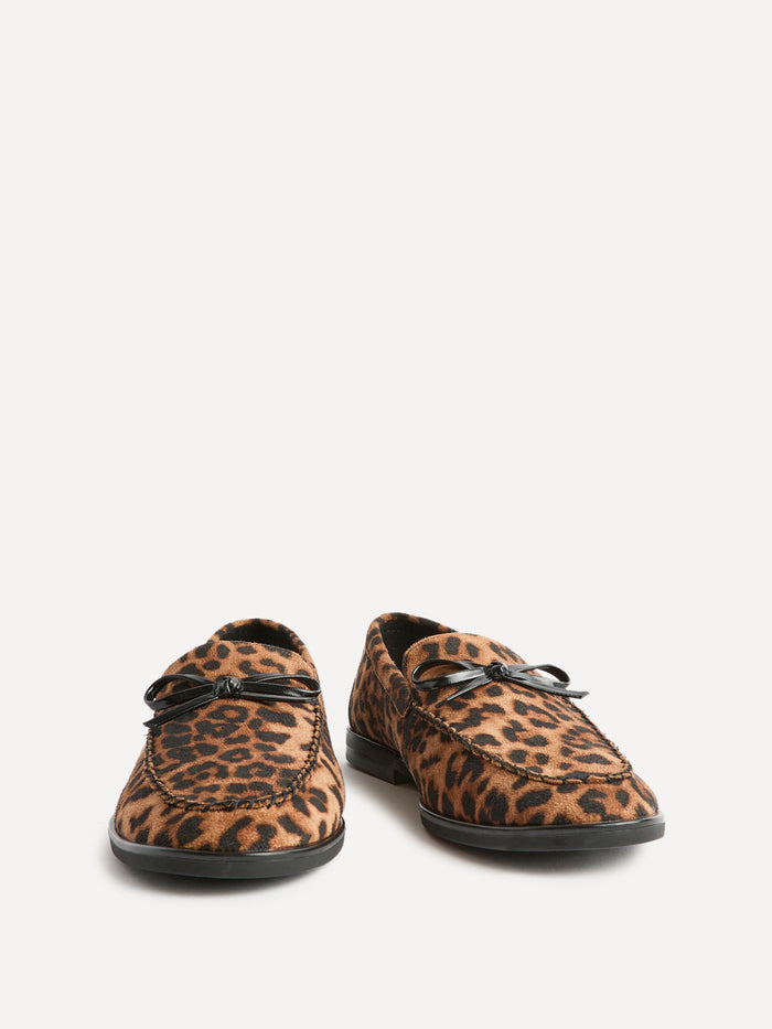 Truly Leopard Print Loafers