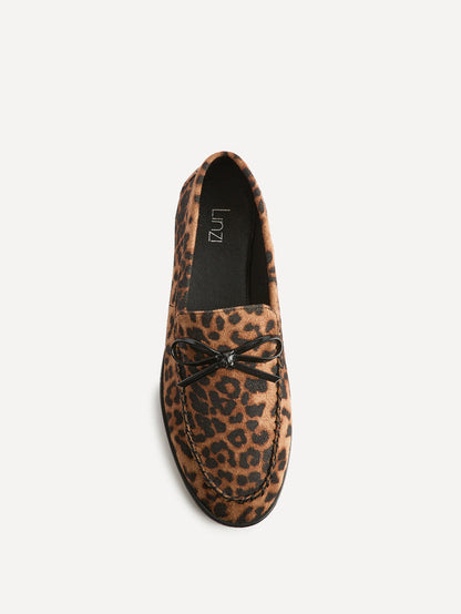 Truly Leopard Print Loafers