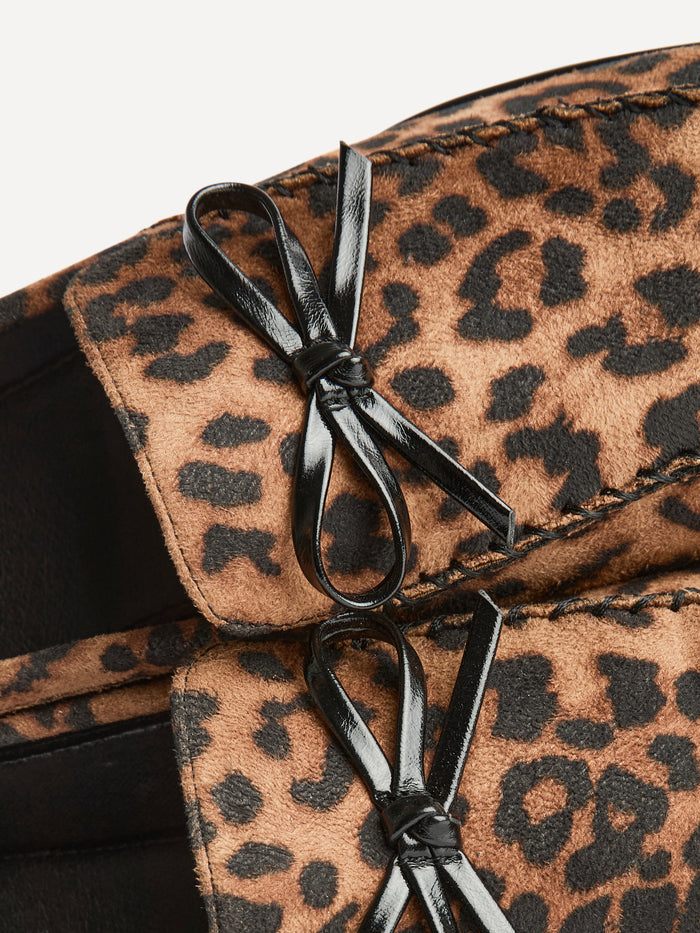 Truly Leopard Print Loafers