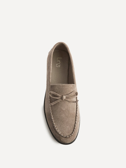 Truly Taupe Faux Suede Loafers