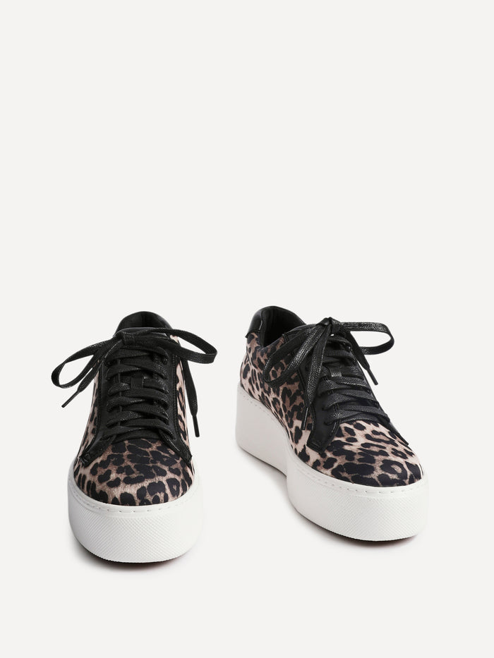 Twyla Leopard Print Trainers
