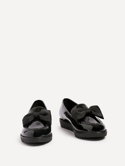 Violetta Wide Fit Patent Loafers