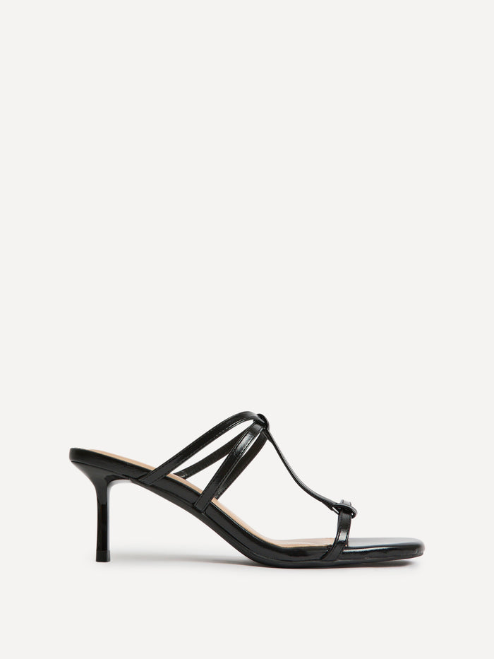 Westside Black Mule Heels