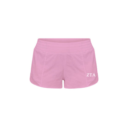 Zeta Tau Alpha lululemon Hotty Hot High-Rise Lined Short 2.5" - Pink Frosting