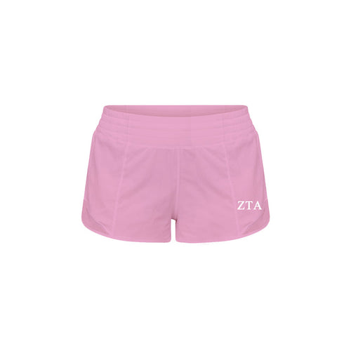 Zeta Tau Alpha lululemon Hotty Hot High-Rise Lined Short 2.5" - Pink Frosting