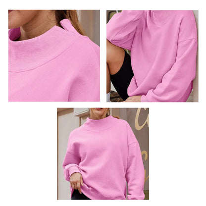 Zeta Tau Alpha Mock Neck Sweatshirt - ZETA